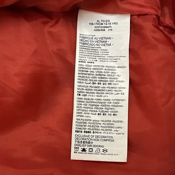 Levi's‎ Bomber Jacket Red Colorblock Youth Boys Size XL - Picture 5 of 8